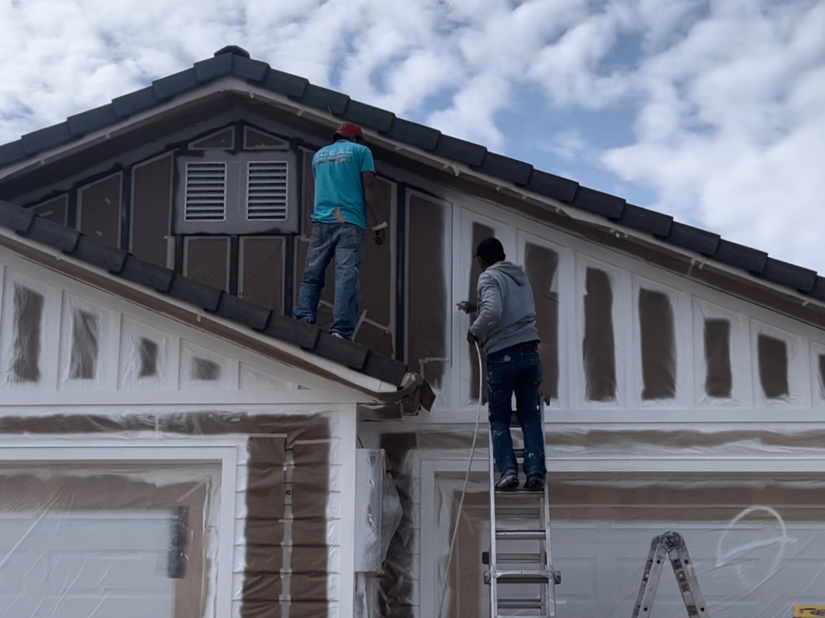 Wild & Free Painting Exterior-Preparation- Professional Exterior House Painting Services  