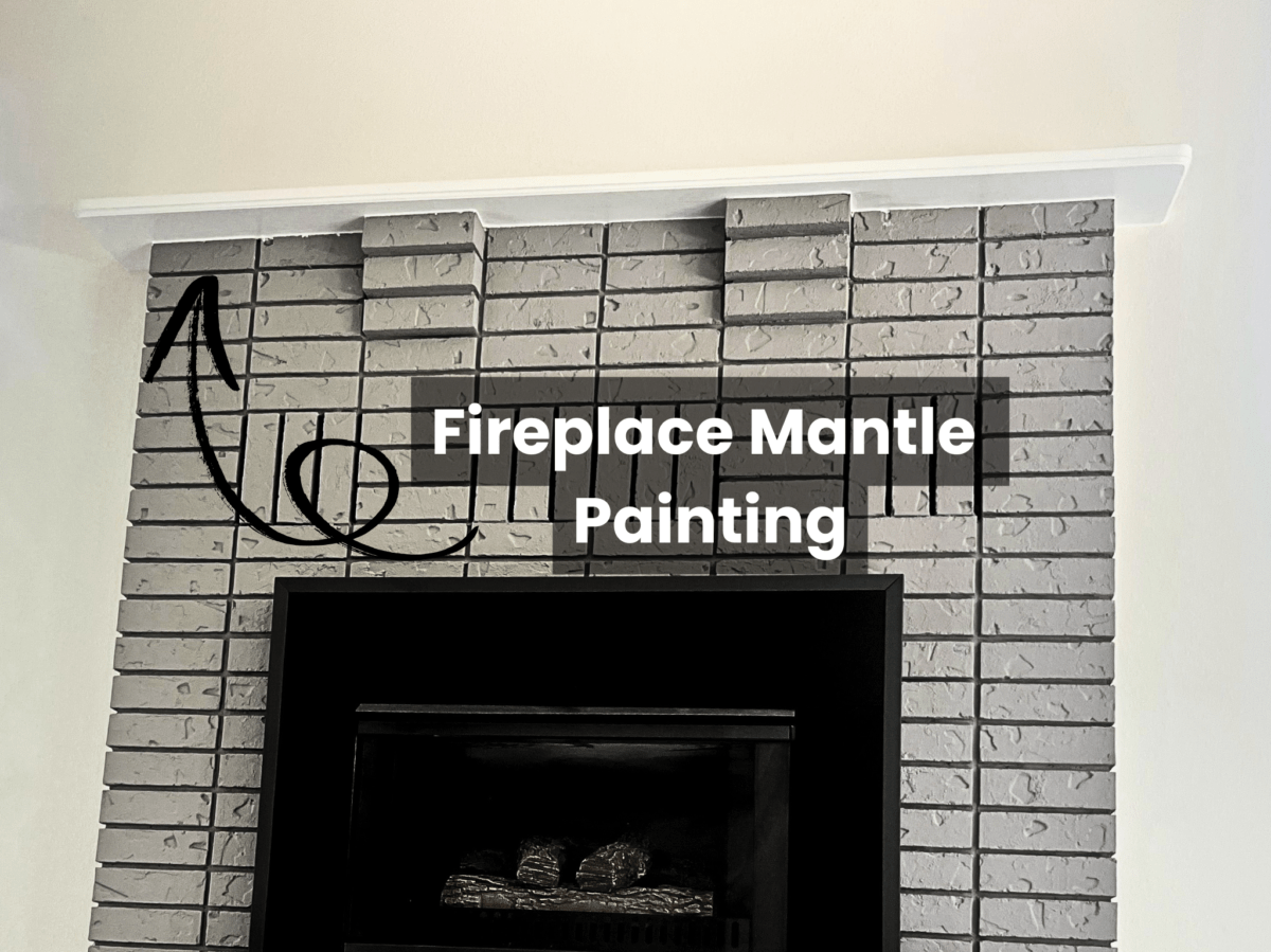 Wild & Free Painting Fireplace-Mantel-Painting Ignite Style with Our Professional Fireplace Painting  